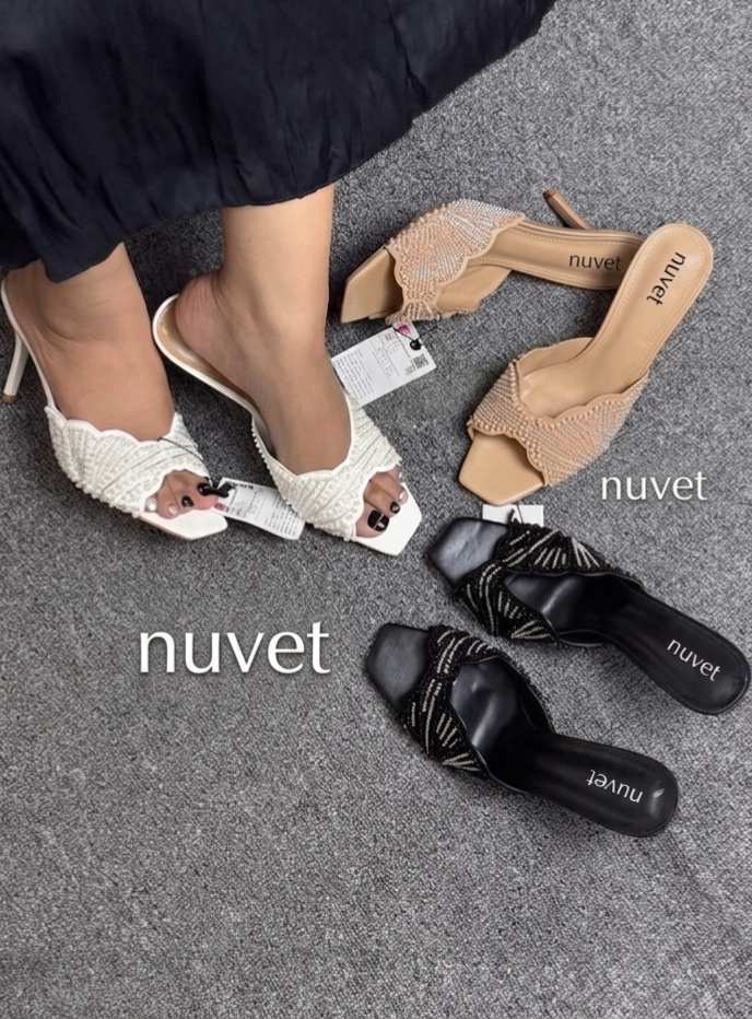 Pearl Bloom Heels![code 01]