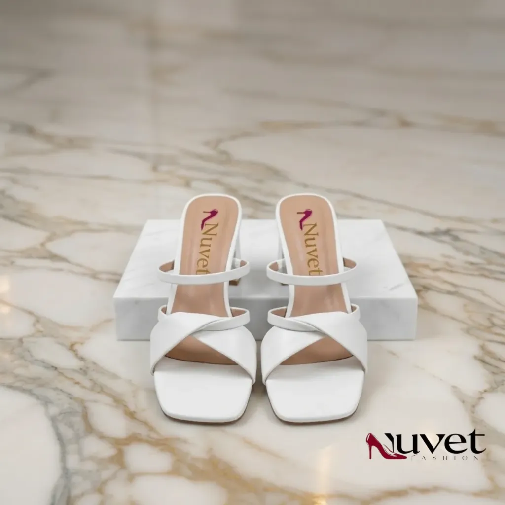 Criss-Cross Block Heels [code 17]