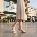 Double Buckle Clear Heel Sandal [code 13]