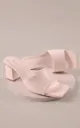 Toe Block Heel Mule Sandals [Code 20 ]