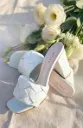 Nuvet Woven Leather Block Heel Mule Sandals[ Code 23 ]