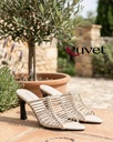 Woven Strap Kitten Heel Mule[ Code 29 ]