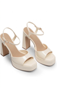 Nuvet Retro Platform Block Heel Sandal[ Cod 30 ]